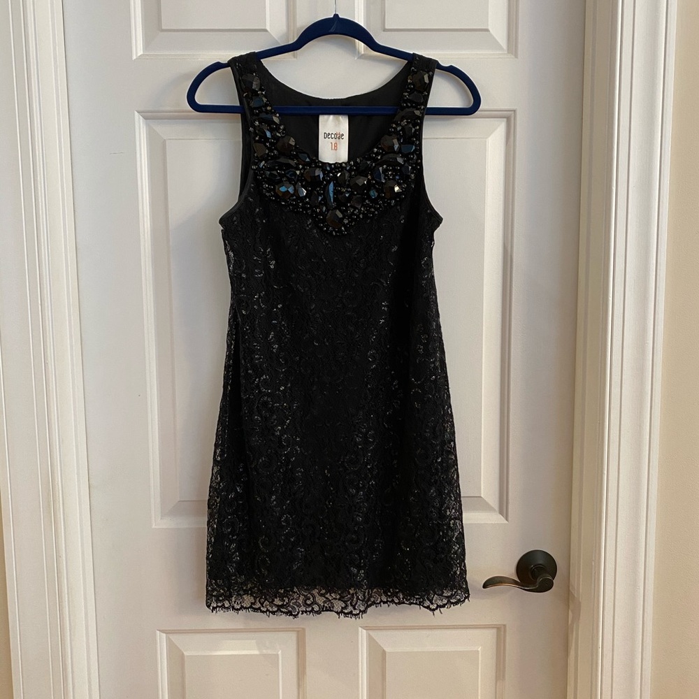 LBD with sequins, good condition, few loose beads